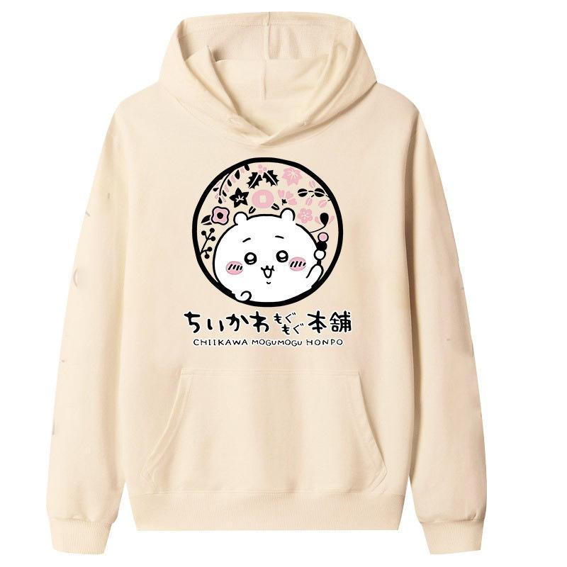 New Japanese Trend Cartoon Printed Hooded Sweater Men's and Women's Loose Autumn and Winter Casual Fashion Jacket Tide