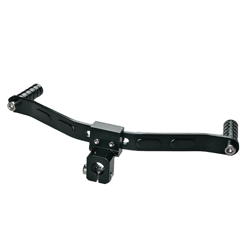 

1pc Motorcycle Universal Double-headed Gear Shift Lever Aluminum Alloy Footrest Pedal Shifter For Motorbike Retrofit чёрный