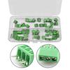 50PCS KF128 PCB Mount Screw Terminal Blocks with 2 54mm Pitch In 2 Pin 3 Pin 4 Pin Versions for Secure Electrical Connections