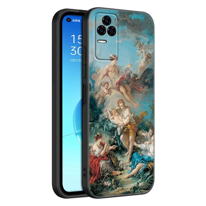 Art Painting Of God Phone Case For Xiaomi POCO F2 F3 M2 M3 M4 X3 X4 Pro NFC F4 GT 5G F1 X2 C3 C31 C40 M5S Soft TPU Black Cover