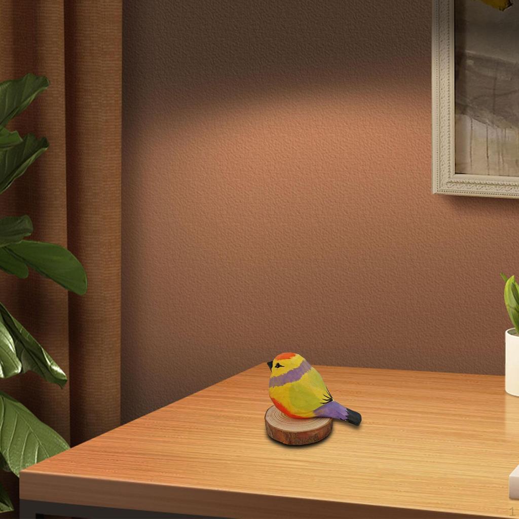 Bird Sculpture with Base for Garden And Desktop Display