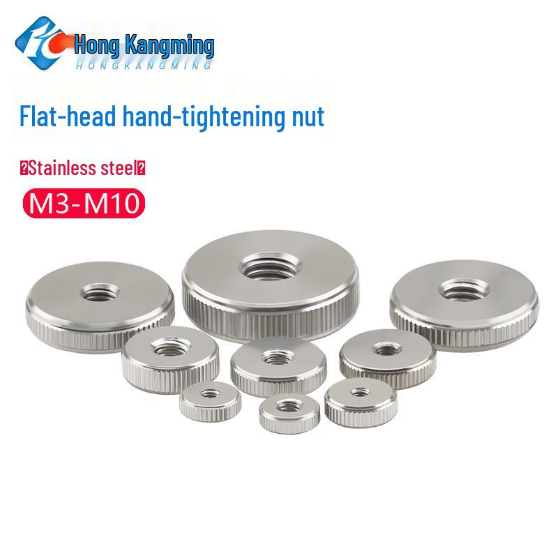 Stainless Steel M3/M6/M10 High-Strength Knurled Nut