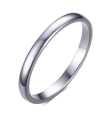Popular Brand Tungsten Ring for Men and Simple Engagement Stylish Size 8 Women, Silver, Ring, Accessory,