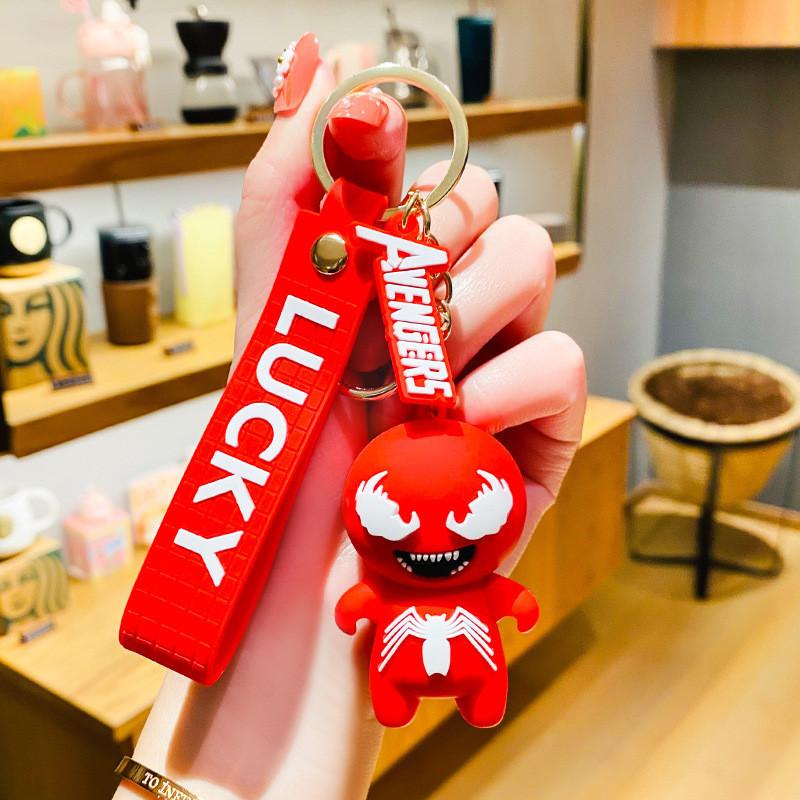 

Charming Devil Spider-man Pvc Keychain Cute Cartoon Bag Clip Perfect Gift Idea