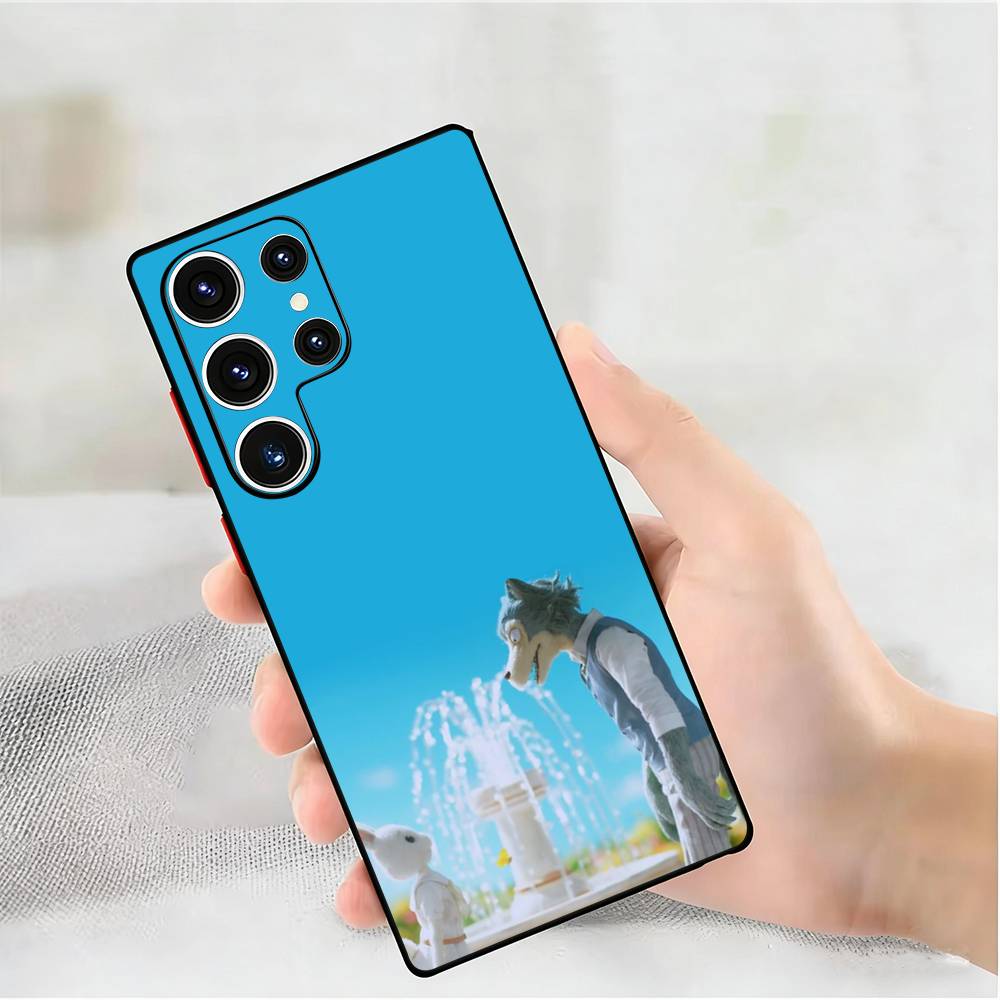 

Anime Cute Legoshi Louis Haru Phone Silicone Case for Samsung Galaxy S 24,22,20,23,21,20 Ultra Plus Lite 5G Print Silicone Cover Samsung S25ULTRA