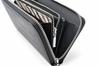 Checker Emboss Round Zipper Long Wallet DP25918