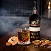 Cocktail Räuchergerät Rauchkopf Whiskey Räucher Set mit 4 Arten von Holzspänen (Eiche, Pfirsich, Apfel, Kirsche), Filter und Löffel - Aus Holz
