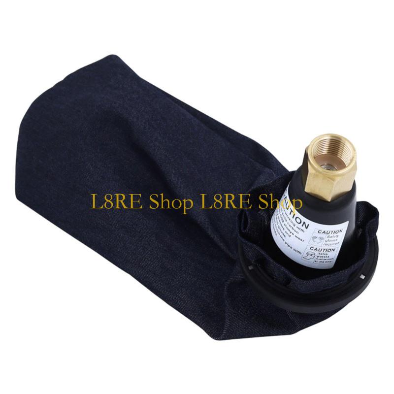 L8RE Efficient Dry Ice Maker Attachment with Collection Bag Household Dry Ice Maker with Plastic Cone CO2 Cylinder Adapter