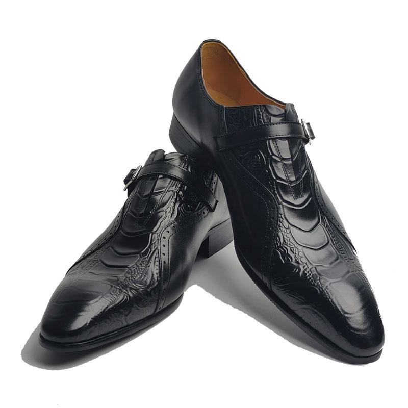 

Мода Новое поступление Высокое качество Натуральная кожа Обувь Мужская Формальная Деловая обувь С итальянским дизайном Премиальная кожа Роскошная Свадебная обувь 47 чёрный