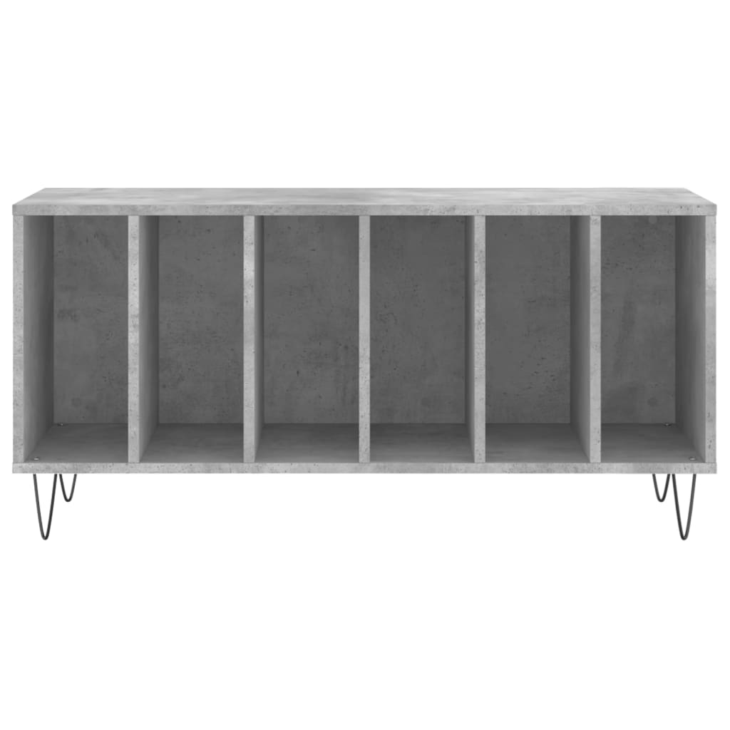 Record Cabinet Concrete Grey 100 x 38 x 48 cm Particleboard