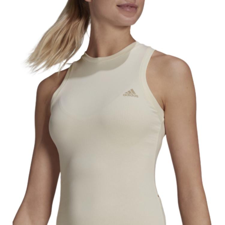 adidas Sleeveless Dress Women's Ivory HA6551