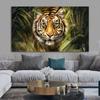 Gorilla Monkey Leopard Tiger Animal Canvas Painting Black And White Wall Art Picture For Living Room Modern Poster Home Decor