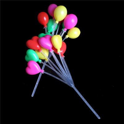 Puppenhausminiatur 1:12 mehrfarbige Luftballon-Schnurspielzeuge aus Kunststoff für das Wohnzimmer