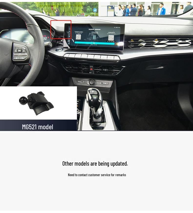 Compatible MG MG6/MG5/HS/ZS/EZS/ONE Car Interior Navigation Mount & Decoration Bracket.