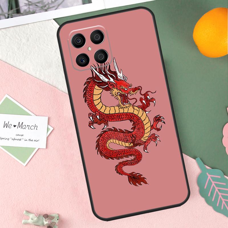 Japanese Dragon Style Case For Honor X8b X9b X9c X9a X8a X8 X9 50 70 90 Lite Honor 200 Lite Magic 7 5 6 Pro Cover