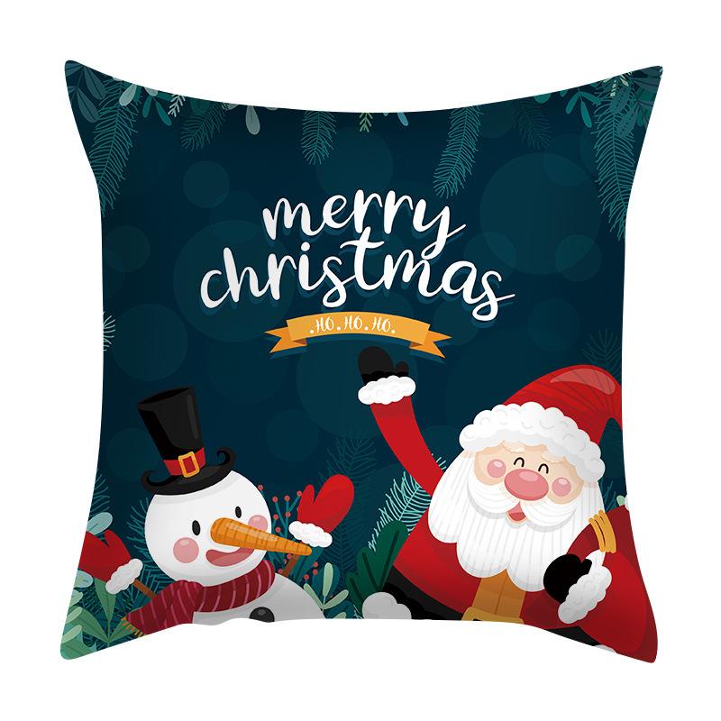 Santa Claus Pillowcase Nordic Exclusive for Amazon Living Room Bedroom Cushion Pillow Can Be Customized