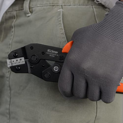 iCrimp SN-2549 Ratchet Wire Crimping Tool for JST ZH 1.5mm, PH 2.0mm, XH 2.5mm, VH 3.96mm, JWPS 4.0mm Pitch, and DuPont 2.54mm Pitch Open Barrel Termi