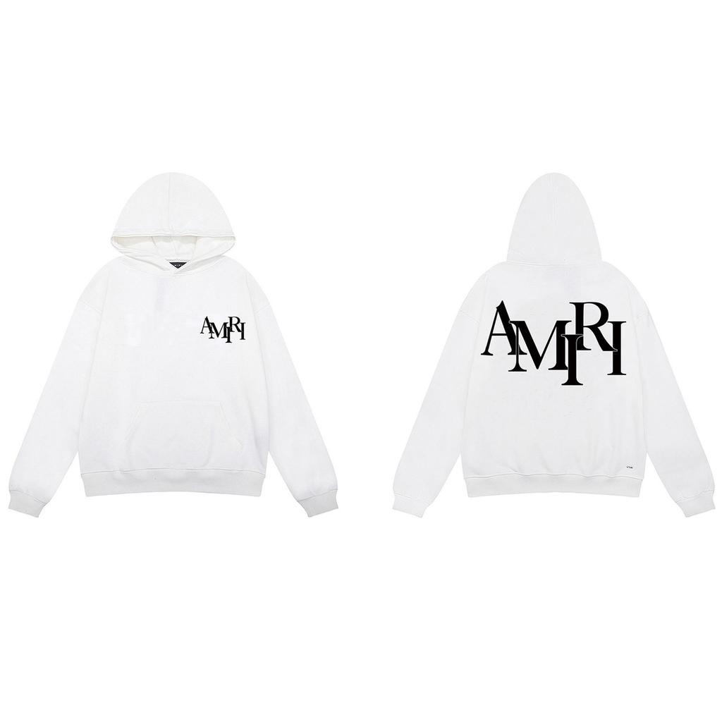 25S Trendy Brand Heavyweight Cotton Terry Hoodie with Letter Print