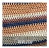 Striped Straw Woven Tote Bag - Large Capacity Beach Vacation Shoulder Bag
