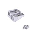 3Pcs Metal Pencil Pens Sharpeners Two Hole For Home Schools Offices Children Jb