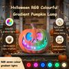 Indoor Party Props LED Halloween Pumpkin Light, Light Up Jack O Lantern Decor, Color Retro Ornaments Gradient Glowing Lamp for Yard Porch Window