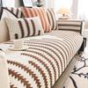 Nordic High-Grade Chenille Sofa Cushion Four Seasons Universal Seat Cushions Non-Slip Living Room Straight Sofa Cover Towel