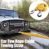 Tow Cable for Trucks, Heavy Duty Tow Rope | Heavy Duty Nylon Vehicle Towing
