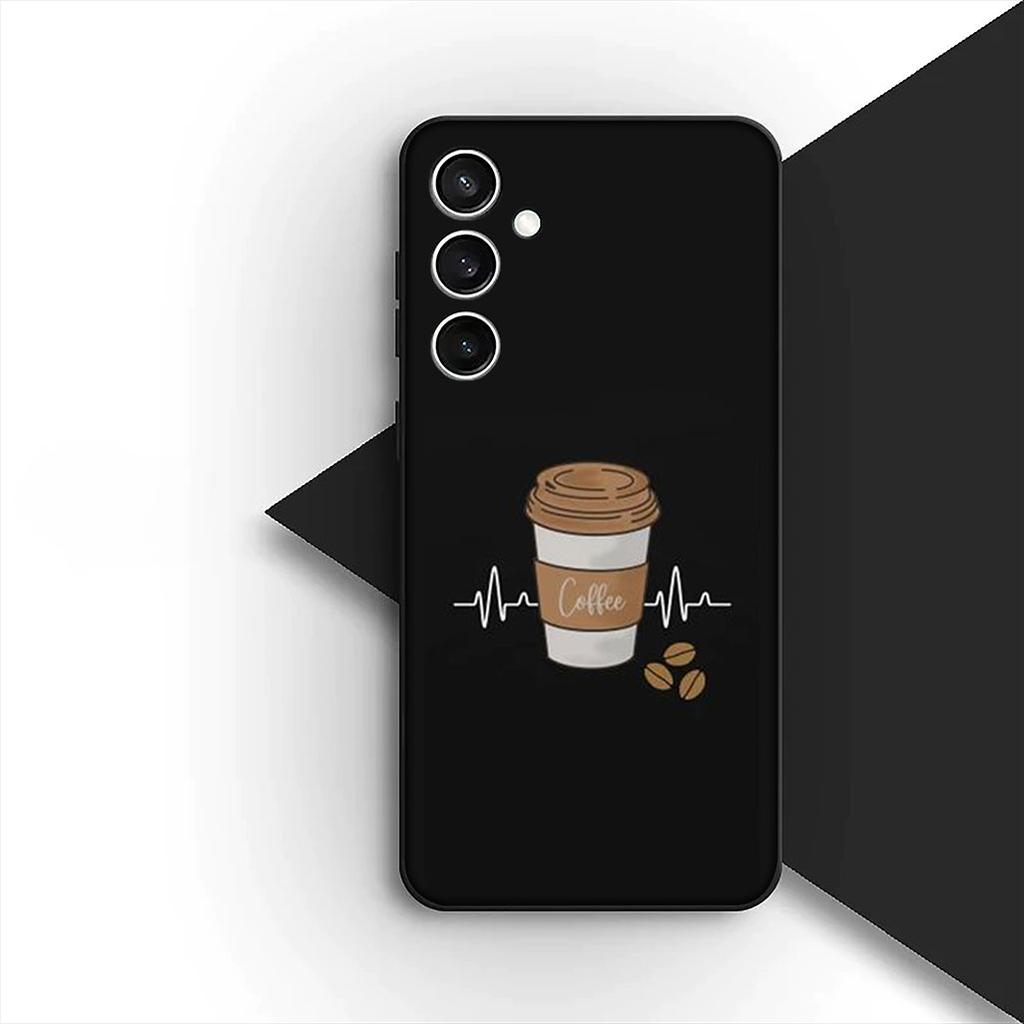 Cover for Samsung Galaxy S10 S8 S9 Plus A33 A34 A31 70 A71 A72 Note 20 9 8 S10E Casing Phone Case OK But First Coffee Book
