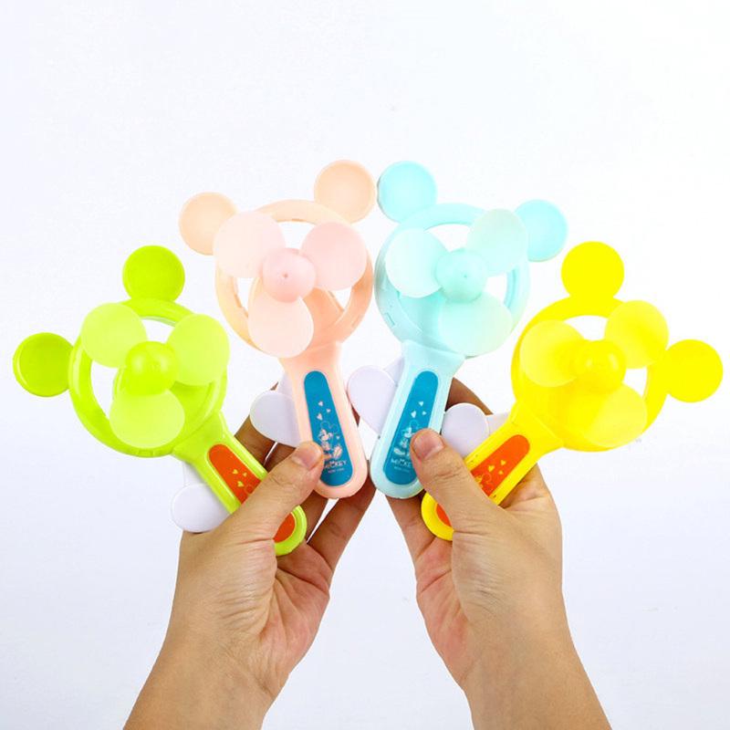 Portable Handhold Mini Fan with Cartoon Shape for Student