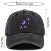 New Simple Versatile Butterfly Print Washed Vintage Soft Top Sunshade Baseball Cap Unisex Baseball Cap