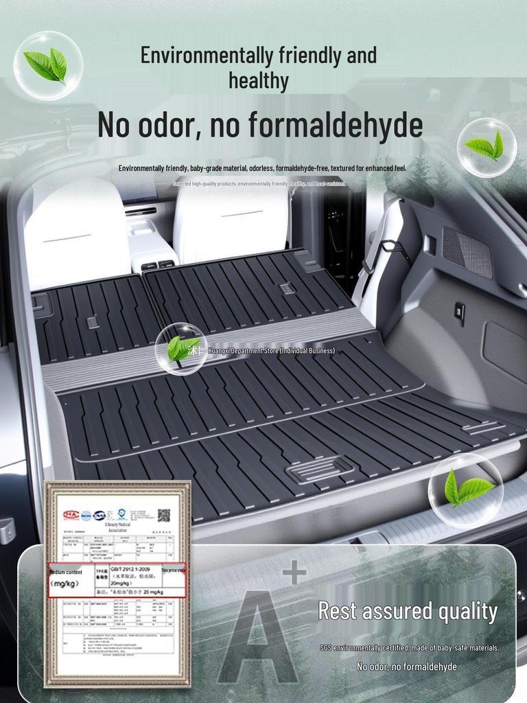 Xiaopeng G6 2025 TPE Trunk Mat Accessories for 23-24 Models