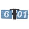 Flip Clock PVC Stainless Steel Battery Powered Retro Mechanical Digital Automatic Flip Down Desk
