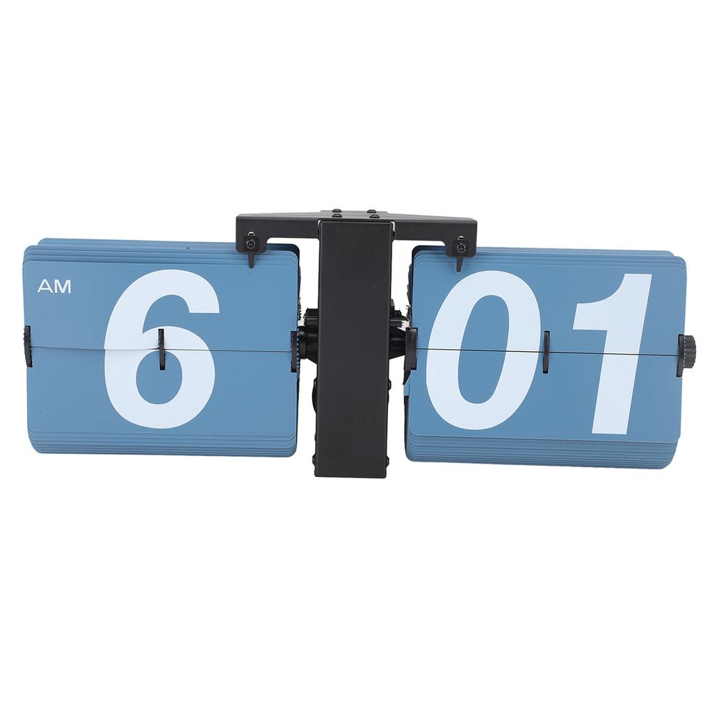 Flip Clock PVC Stainless Steel Battery Powered Retro Mechanical Digital Automatic Flip Down Desk