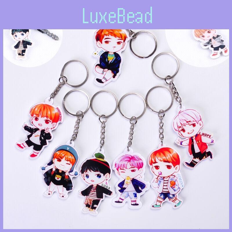 Premium Quality Bts Bangtan Boys Acrylic Key Ring Keychain Featuring Jung Kook Jimin Jin V Suga Jhope