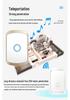 Wireless Plug-Free Doorbell, Ultra Long Range, Smart Remote Control, Battery Powered for Home and Elderly Use