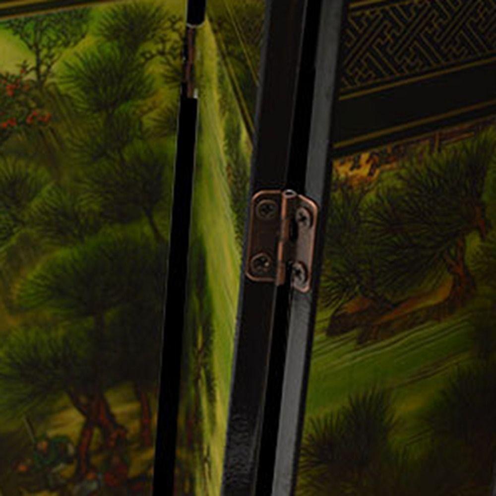 Tradition Feature Travel Souvenirs Antique Lacquerware Room Dividers Chinese Mural Screen Ornaments