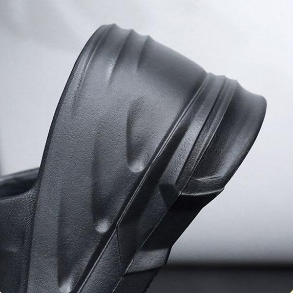 A-linje Tøfler Dame Sommer Utebruk Tykksålet Økning Hæld Sandaler Hjemmebad Vanntett Anti-lukt Sklisikker