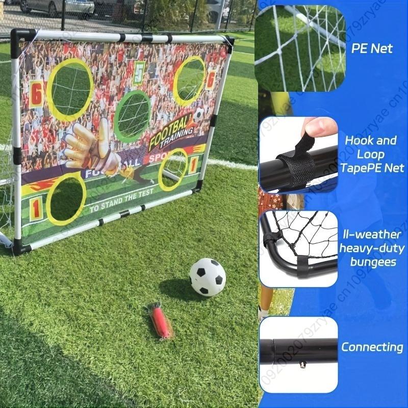 47-Inch Soccer Goal with Scoreboard - Durable PP Football Net for Indoor/Outdoor, Girls (Christmas, Birthday)