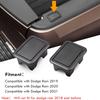2 Sets Car Trunk Rear Bed Rail Stake Pocket Covers Car Bed Rail Stake Pocket Covers Black Stake Pocket Covers for Ram 2019-2024