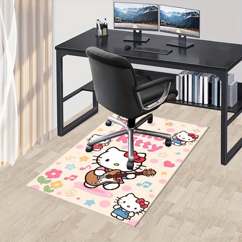 

Office Rug Hello Kitty, Music Anti-Slip Rug, Machine Washable for Living Room, Bedroom, Office, Multiple Sizes, Bedroom Mat, Decorative Mat, Durable M 60cm by 90cm