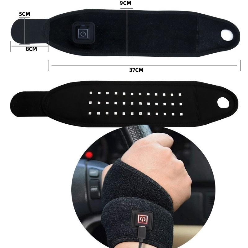 660nm 850nm Body Pain Relief NIR Deep Therapy Device Red Light Therapy Pad Portable Heating Light Therapy Wrap Belt