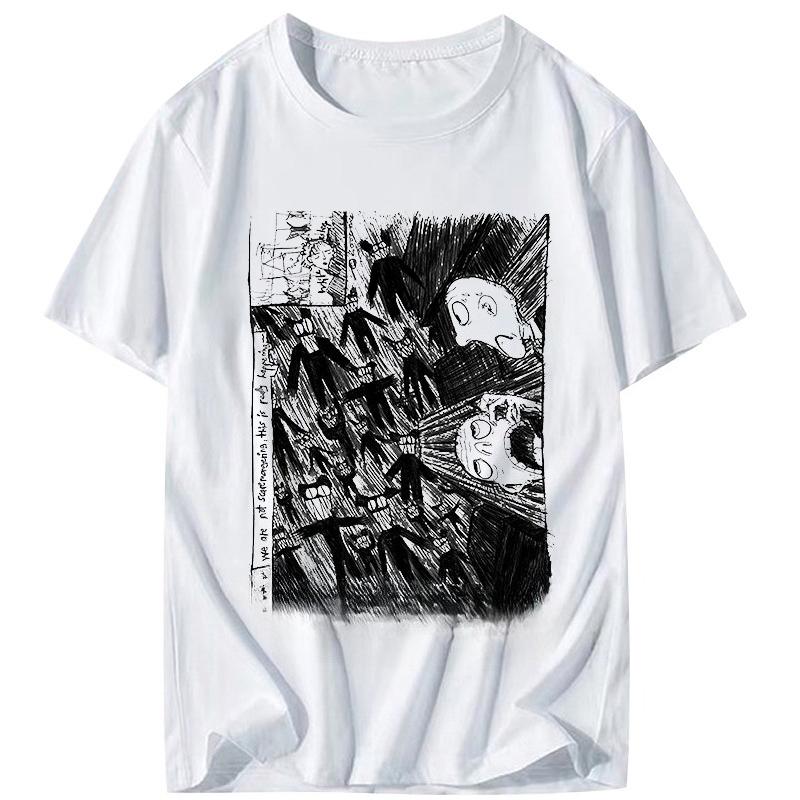 Vintage T Shirt Men Fashion Rock Band Women T-shirt Cotton  Short Sleeve Camisetas Men's Clothing Autumn and Winter Innerwear