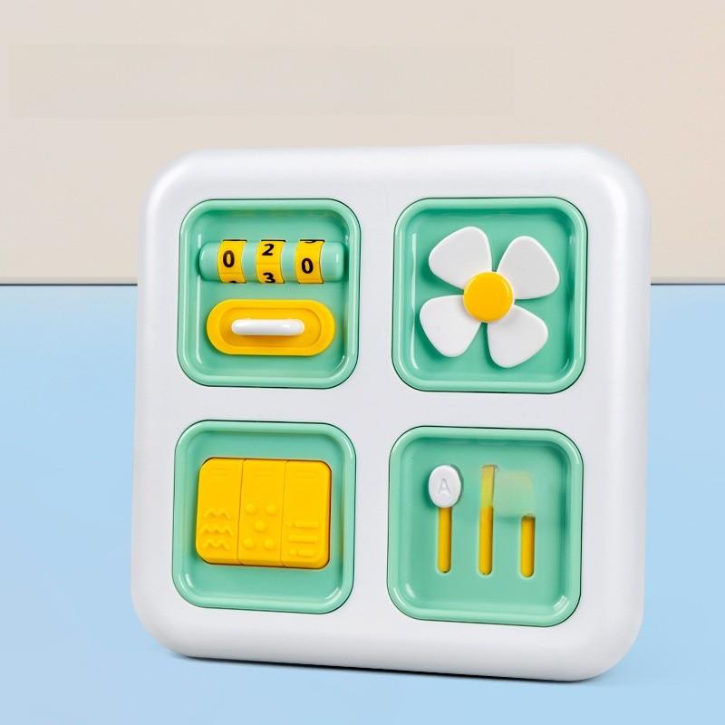 Baby Multifunction Finger Activity Board With Montessori Design For Early Learning Development