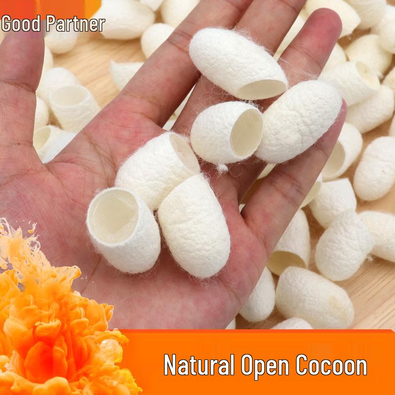 Natural Mulberry Silkworm Cocoon Facial Exfoliating Balls - Cleansing, Blackhead Removal, and Skin Care