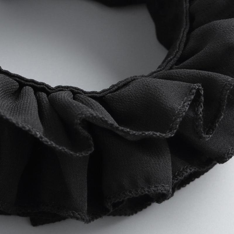 Ruffled Collar Girls Lace Victorian Collar Lapel Medieval Cosplay Victorian Ruffled Tie Collar