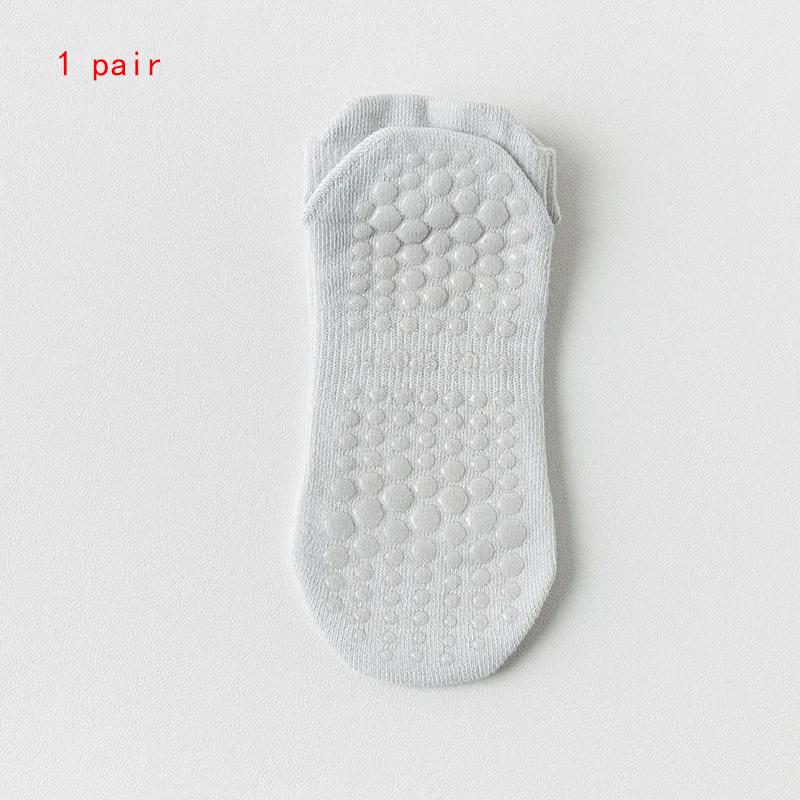 1 Pair/2 Pairs Mesh Breathable Yoga Socks Women Cotton Low Cut Short Gym Fitness Dance Sports Socks Professional Non-slip Floor Pilates Socks
