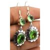 Peridot Gemstone Ethnic Handmade Drop Dengle Earring Jewelry  ER 040