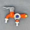 Colorful Brand New Plastic 4-point Dual-Output Extended Washing Machine Faucet