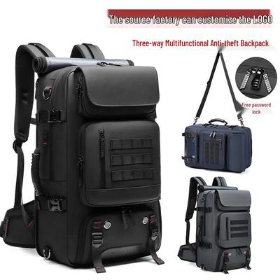 Men's Large Capacity Anti-Theft Laptop and Travel Backpack for Outdoor and Business.
