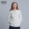 Teenie Weenie Women's Detachable Collar Knit Cardigan